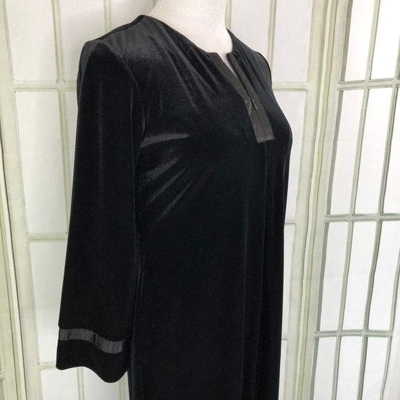 NWT Oscar de la Renta Velvet Midi Shift Dress - Picture 8 of 8